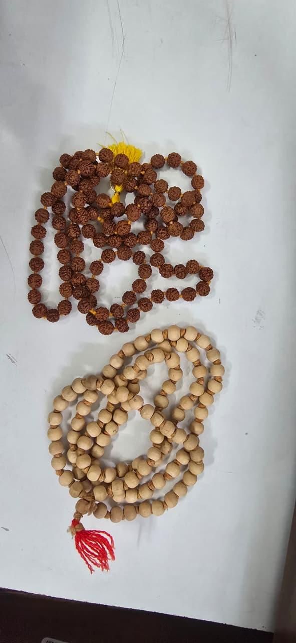 Rudraksh and Tulsi Mala